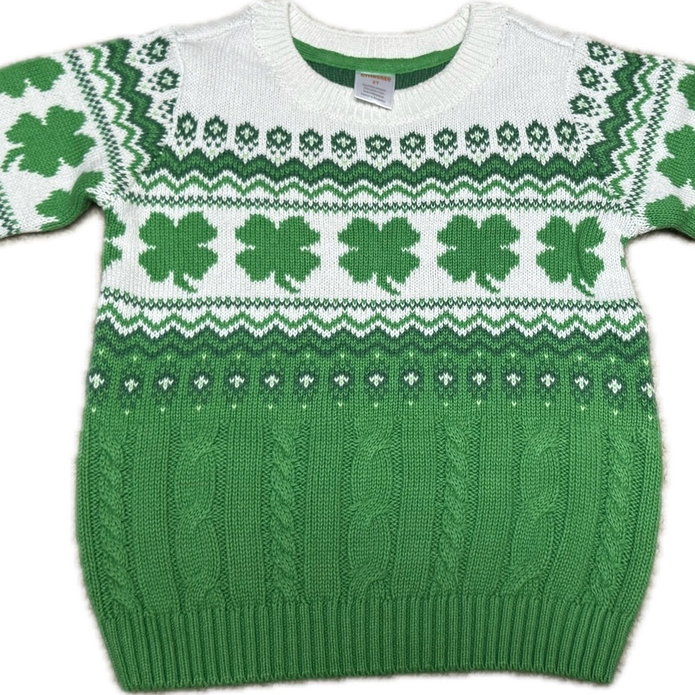 NWT Gymboree Irish St. Patrick’s Day Sweater 2T